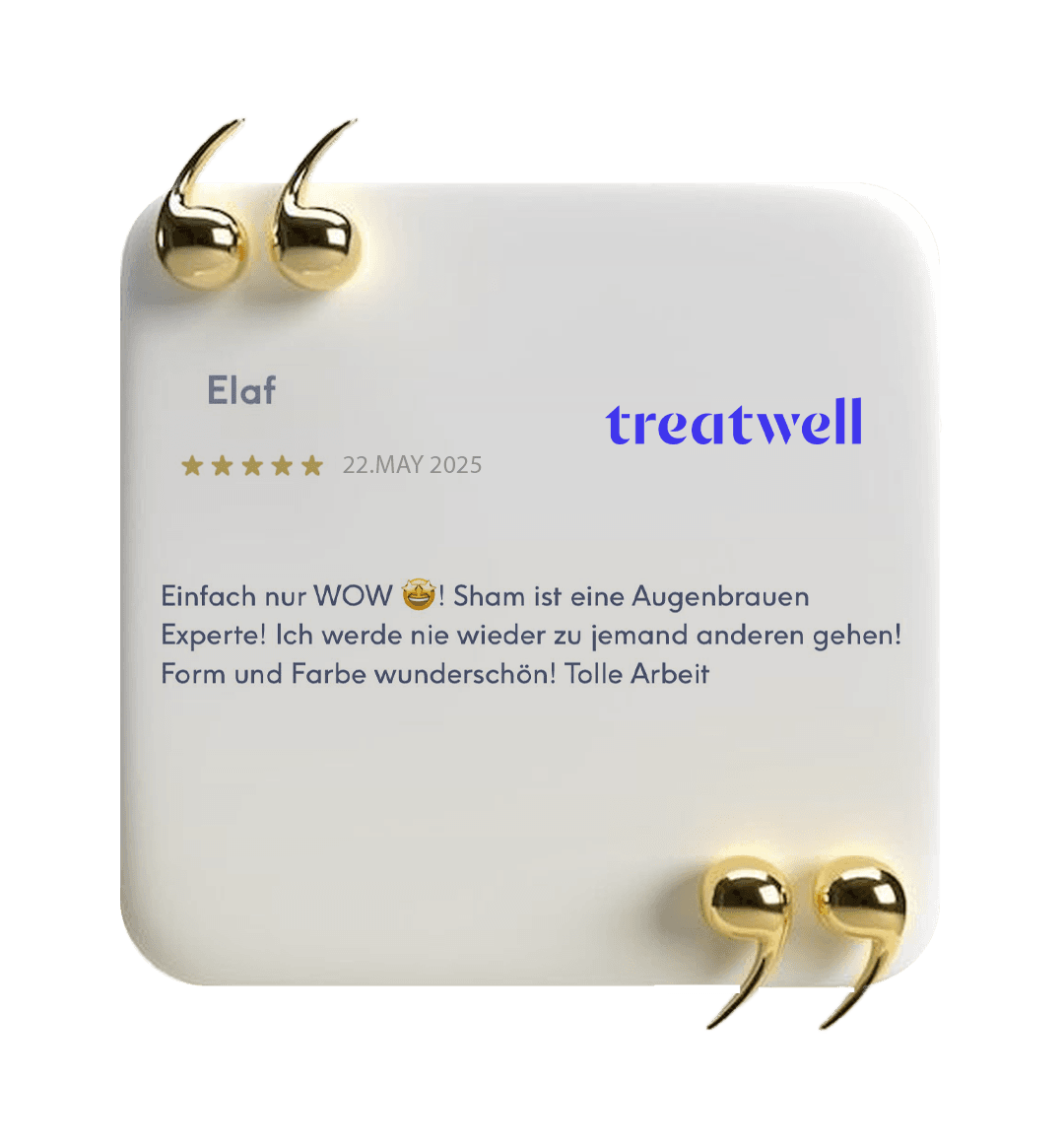 Feedback from Yasmin A.