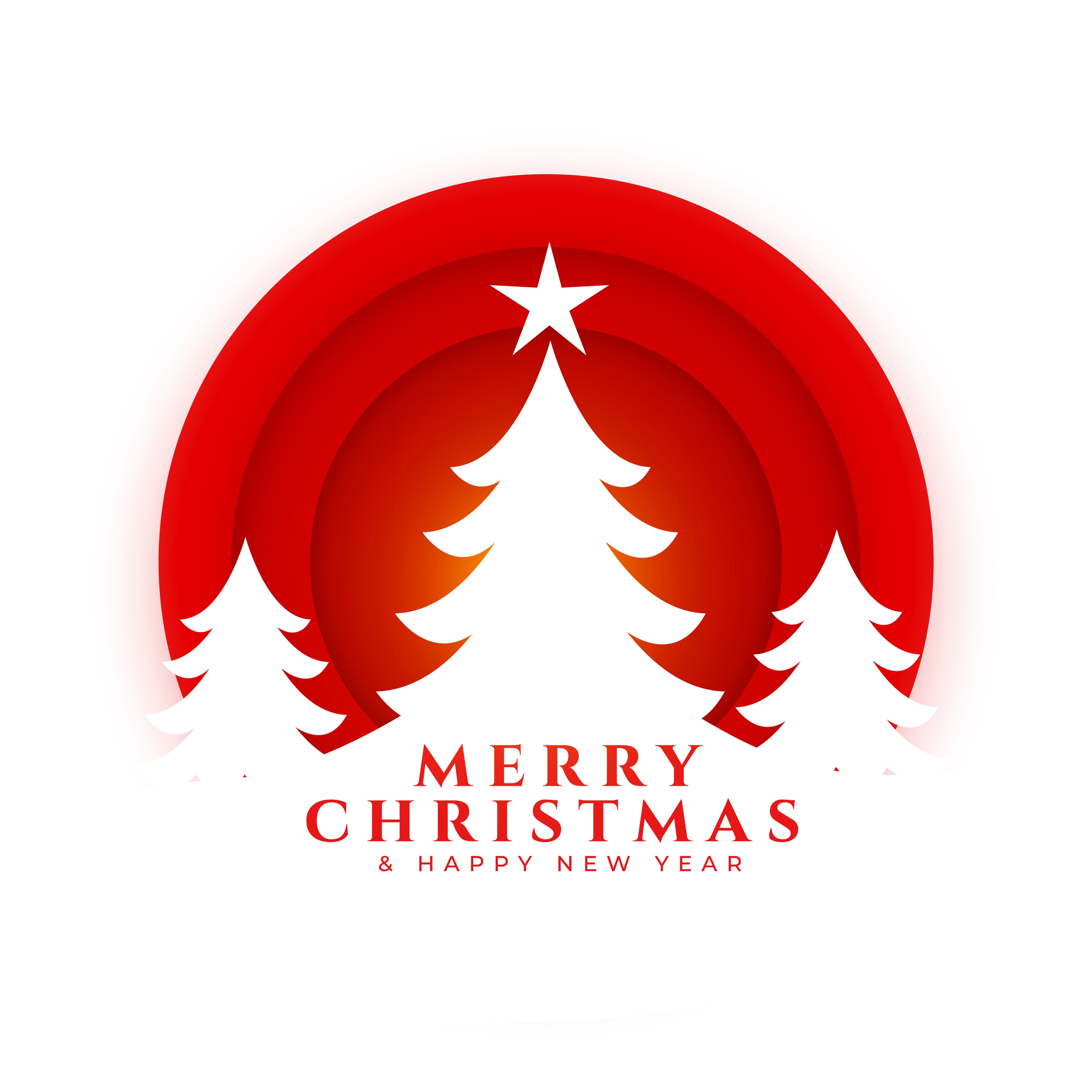 Weihnachtsmotiv mit Tannenbaum